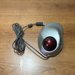 Microsoft Trackball☆ Explorer 1.0 Mouse~ X08-70390 Tested